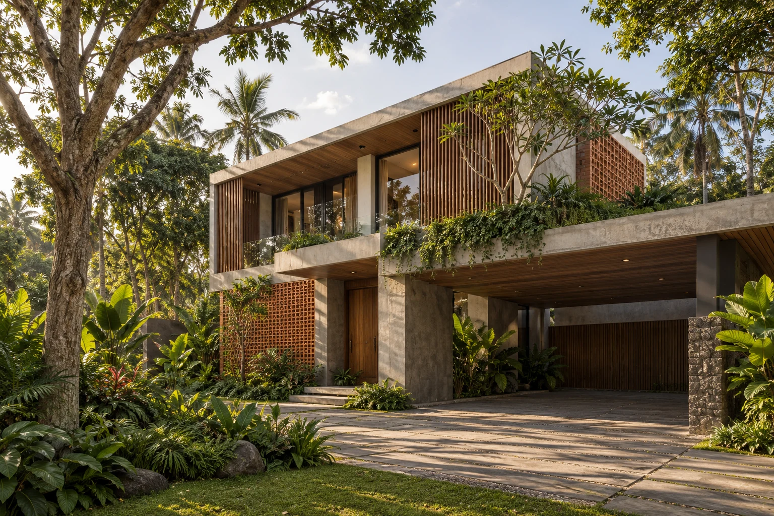 Rumah tropis modern